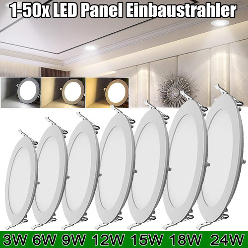 Led panel einbaustrahler - led,