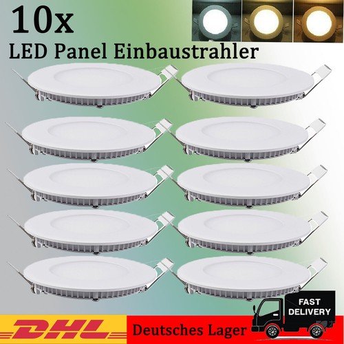 10x led panel - panel, einbaustrahler