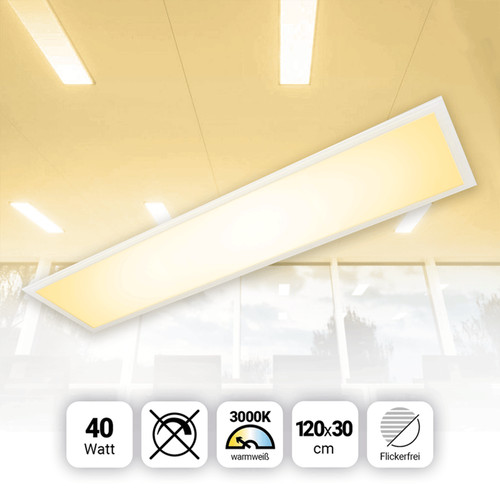 Aktion led panel 120x30cm - led,