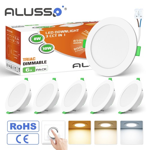 6er led einbauleuchte 10w - led, 8w/10w