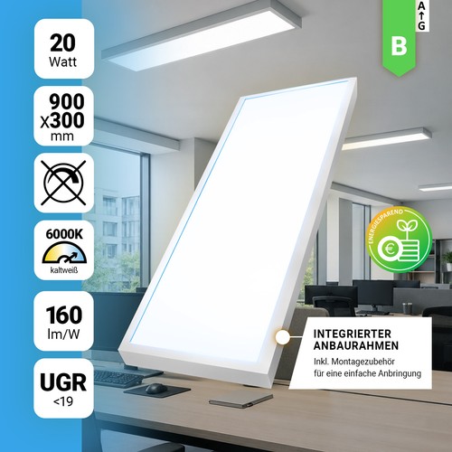 Led anbaupanel 90x30cm - led,