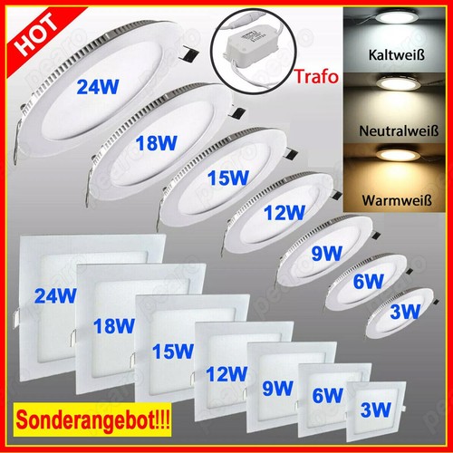 Led einbaustrahler panel spots - led,